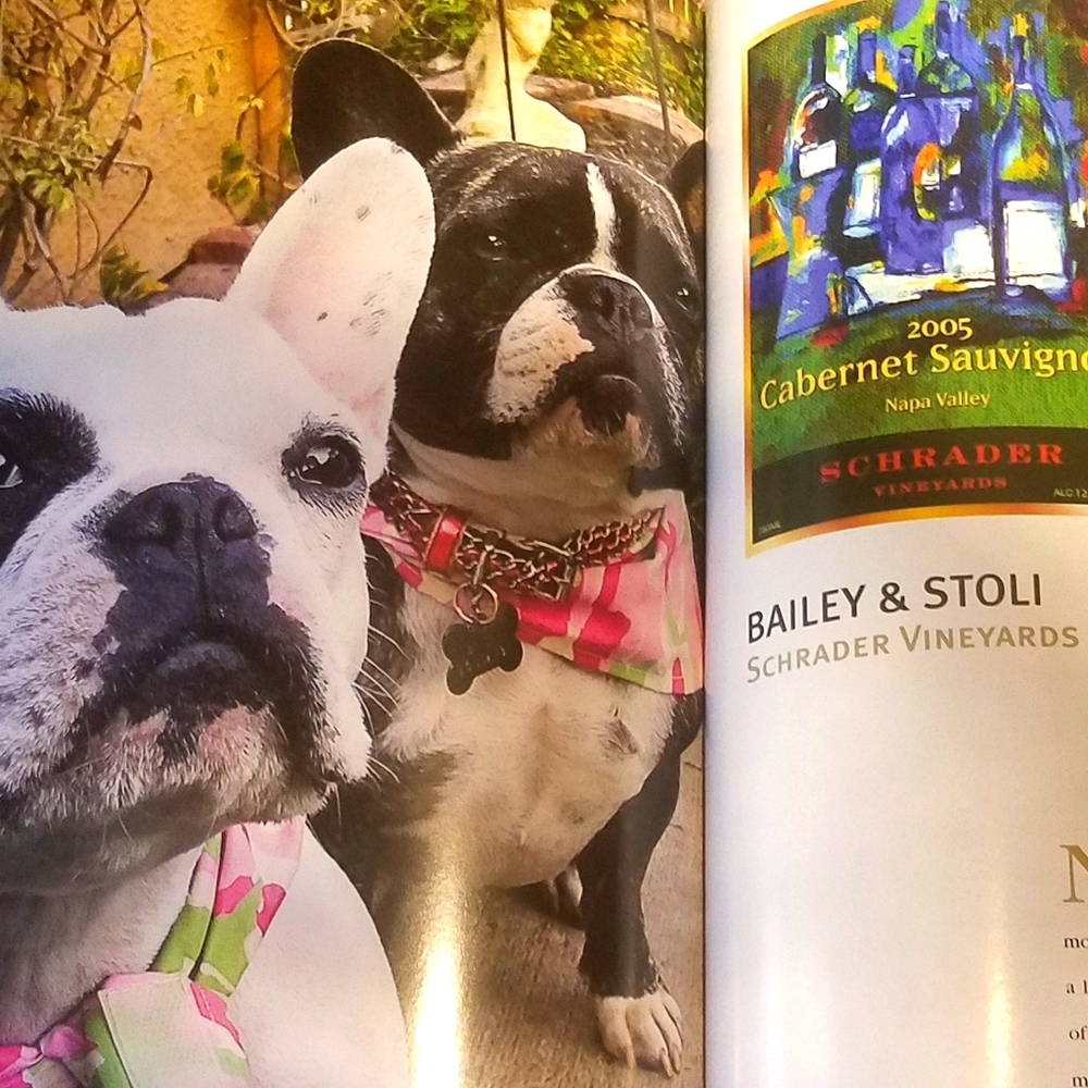 "Winery Dogs of Napa Valley" Hardcover Book